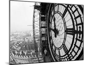 Close-Up of the Clock Face of Big Ben, Houses of Parliament, Westminster, London, England-Adam Woolfitt-Mounted Photographic Print