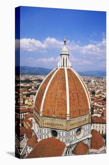 Close Up of the Dome of the Duomo, Florence, Italy-Jeremy Lightfoot-Stretched Canvas