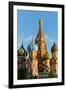 Close-up of the domes of St. Basil's Cathedral, UNESCO World Heritage Site, Moscow, Russia, Europe-Miles Ertman-Framed Photographic Print