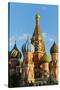 Close-up of the domes of St. Basil's Cathedral, UNESCO World Heritage Site, Moscow, Russia, Europe-Miles Ertman-Stretched Canvas