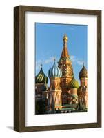 Close-up of the domes of St. Basil's Cathedral, UNESCO World Heritage Site, Moscow, Russia, Europe-Miles Ertman-Framed Photographic Print