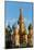 Close-up of the domes of St. Basil's Cathedral, UNESCO World Heritage Site, Moscow, Russia, Europe-Miles Ertman-Mounted Photographic Print