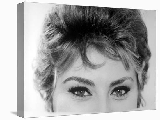 Close Up of the Eyes of Actress Sophia Loren-Alfred Eisenstaedt-Stretched Canvas