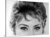 Close Up of the Eyes of Actress Sophia Loren-Alfred Eisenstaedt-Stretched Canvas