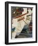 Close up of the Front of Three Fishing Boats in the Harbour, Sitia, Crete, Greek Islands, Greece-Eitan Simanor-Framed Photographic Print