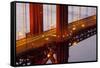 Close-Up of the Golden Gate Bridge-Miles-Framed Stretched Canvas