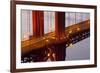 Close-Up of the Golden Gate Bridge-Miles-Framed Photographic Print