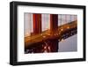 Close-Up of the Golden Gate Bridge-Miles-Framed Photographic Print