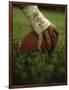 Close-up of the Hand of an American Football Player Holding a Football-null-Framed Photographic Print