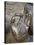 Close-Up of the Hand of Ganga, Kathmandu Valley, Nepal-Don Smith-Stretched Canvas