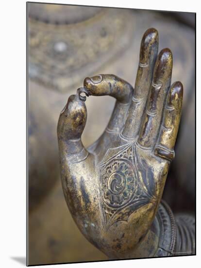 Close-Up of the Hand of Ganga, Kathmandu Valley, Nepal-Don Smith-Mounted Photographic Print