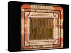 Close Up of the Internal Structure of an Intel Pentium Processor with MMX Technology-Ted Thai-Stretched Canvas