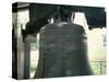 Close-Up of the Liberty Bell, Philadelphia, Pennsylvania, USA-Geoff Renner-Stretched Canvas