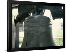 Close-Up of the Liberty Bell, Philadelphia, Pennsylvania, USA-Geoff Renner-Framed Photographic Print
