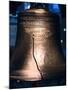 Close-up of the Liberty Bell, Philadelphia, Pennsylvania, USA-null-Mounted Photographic Print