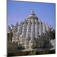 Close up of the Main Dome of the Jain Temple, 1437 AD, Ranakpur, Rajasthan State, India, Asia-Tony Gervis-Mounted Photographic Print