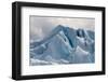 Close Up of the Matanuska Glacier Blue Ice-Sheila Haddad-Framed Photographic Print