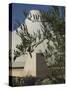 Close up of the Shrine of the Book, with Olive Tree Branches, Israel Museum, Jerusalem, Israel-Eitan Simanor-Stretched Canvas