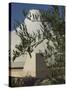 Close up of the Shrine of the Book, with Olive Tree Branches, Israel Museum, Jerusalem, Israel-Eitan Simanor-Stretched Canvas