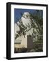 Close up of the Shrine of the Book, with Olive Tree Branches, Israel Museum, Jerusalem, Israel-Eitan Simanor-Framed Photographic Print