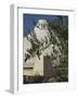 Close up of the Shrine of the Book, with Olive Tree Branches, Israel Museum, Jerusalem, Israel-Eitan Simanor-Framed Photographic Print