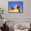 Close-up of the Sphinx and Pyramids of Giza, Egypt-Bill Bachmann-Framed Stretched Canvas displayed on a wall