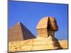 Close-up of the Sphinx and Pyramids of Giza, Egypt-Bill Bachmann-Mounted Photographic Print