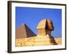 Close-up of the Sphinx and Pyramids of Giza, Egypt-Bill Bachmann-Framed Photographic Print