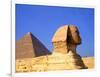 Close-up of the Sphinx and Pyramids of Giza, Egypt-Bill Bachmann-Framed Photographic Print