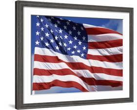 Close-Up of the Stars and Stripes, United States of America, North America-null-Framed Photographic Print