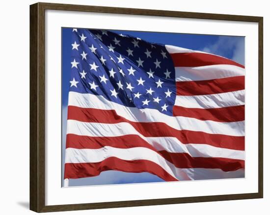 Close-Up of the Stars and Stripes, United States of America, North America-null-Framed Photographic Print