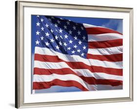 Close-Up of the Stars and Stripes, United States of America, North America-null-Framed Photographic Print