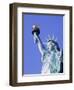 Close-up of the Statue of Liberty in New York, USA-Nigel Francis-Framed Photographic Print