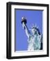 Close-up of the Statue of Liberty in New York, USA-Nigel Francis-Framed Photographic Print