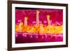 Close up of the tube feet of a Purple velvet seastar, Hawaii-David Fleetham-Framed Photographic Print