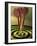 Close-up of Three Darts in the Bull's-Eye of a Dartboard-null-Framed Photographic Print