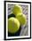 Close-up of Three Tennis Balls-null-Framed Photographic Print