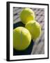 Close-up of Three Tennis Balls-null-Framed Photographic Print