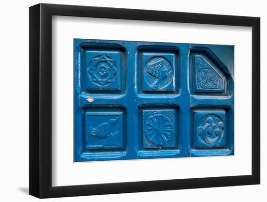 Close-up of tiles, Jaffa, Tel Aviv, Israel-null-Framed Photographic Print