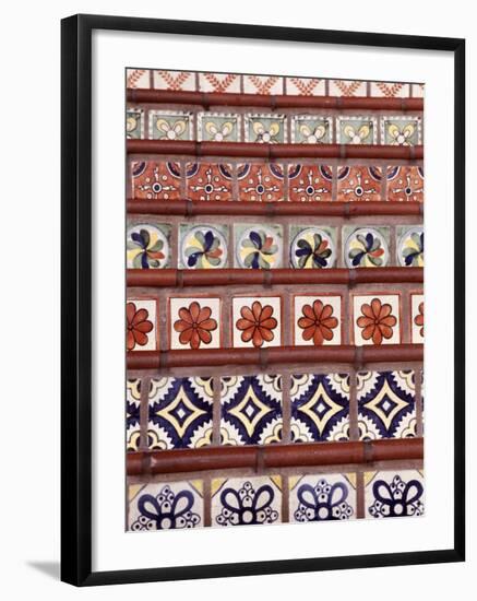 Close-up of Tiles on Steps-null-Framed Photographic Print