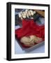 Close-Up of Tortillas in a Tray Covered by a Red Cloth, in Mexico, North America-Michelle Garrett-Framed Photographic Print
