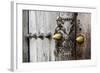 Close-Up of Traditional Carved Door, Stone Town, Zanzibar, Tanzania-Alida Latham-Framed Photographic Print