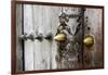 Close-Up of Traditional Carved Door, Stone Town, Zanzibar, Tanzania-Alida Latham-Framed Photographic Print