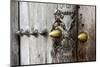 Close-Up of Traditional Carved Door, Stone Town, Zanzibar, Tanzania-Alida Latham-Mounted Photographic Print