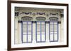 Close-Up of Traditional Old Houses with Shuttered Windows and Decorative Mouldings in Little India-John Woodworth-Framed Photographic Print