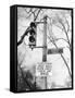 Close-Up of Traffic Sign at Dupont Circle-Myron Davis-Framed Stretched Canvas