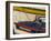 Close up of Two Freshly Painted Fishing Boats, Sitia, Crete, Greek Islands, Greece-Eitan Simanor-Framed Photographic Print