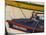 Close up of Two Freshly Painted Fishing Boats, Sitia, Crete, Greek Islands, Greece-Eitan Simanor-Mounted Photographic Print