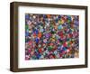 Close-up of variety of colorful buttons.-Jaynes Gallery-Framed Photographic Print