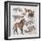 Close-Up of Various Wild Dogs-null-Framed Premium Giclee Print